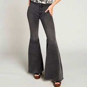 Free People Just Float On Flare Bell Bottom Jeans